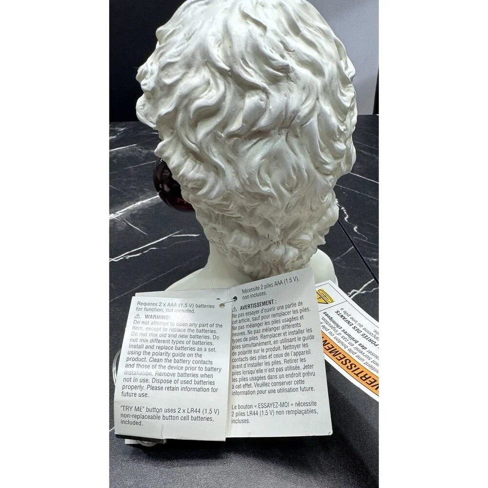 Ashland Light Up Bubble Gum Bust Sculptures 7.5 Set of 2 BNWT Fantasy - Picture 4 of 9